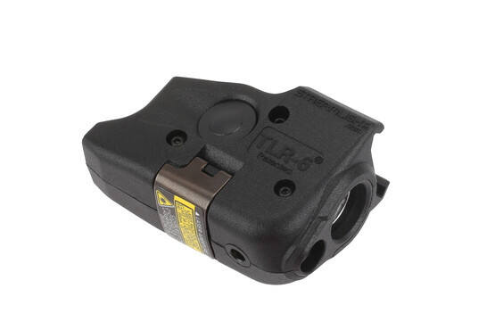 The Streamlight TLR-6 SubCompact 100 glock 19 weapon light with laser is powered by 2 cr13n batteries